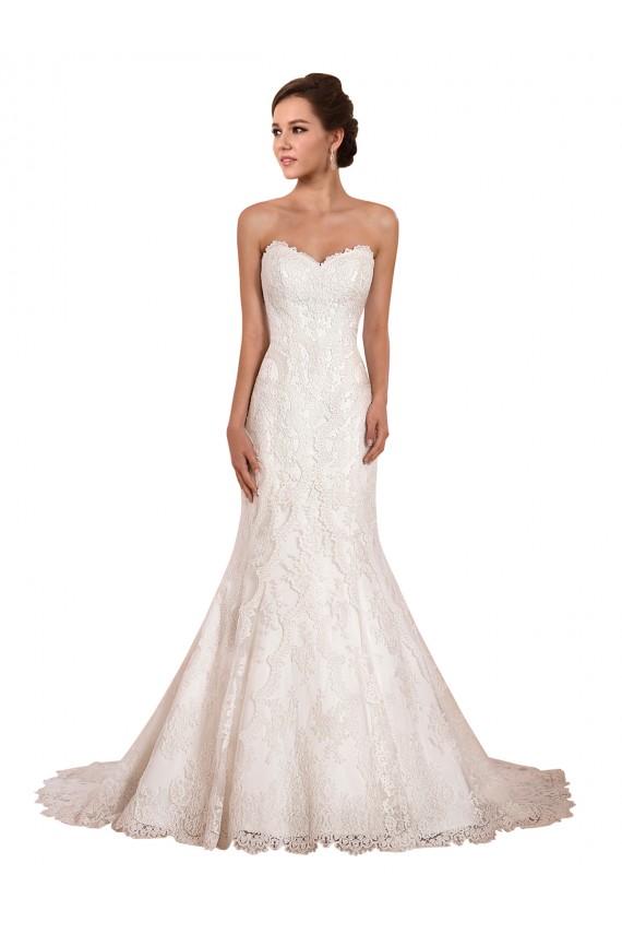 Best Sweetheart Neckline Sexy Mermaid Lace Wedding Dress Sydney