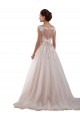 Best Illusion Sweetheart Neck Ball Gown Tulle Wedding Dress with Lace Bodice Sydney