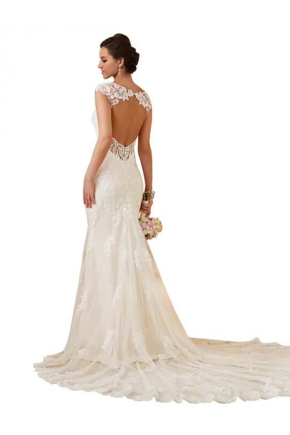 Best Modern Chapel Train Sweetheart Mermaid Lace Wedding Dress with Keyhole Back Sydney