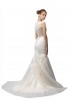 Best Illusion High Neck Mermaid Lace Wedding Dress Sydney