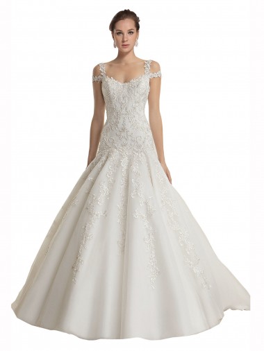 Best Off the Shoulder Mermaid Lace Tulle Wedding Dress Sydney
