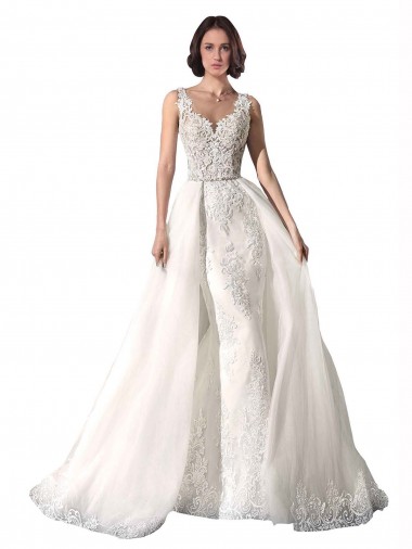 Best Sweetheart Fit and Flare Tulle Lace Wedding Dress Sydney