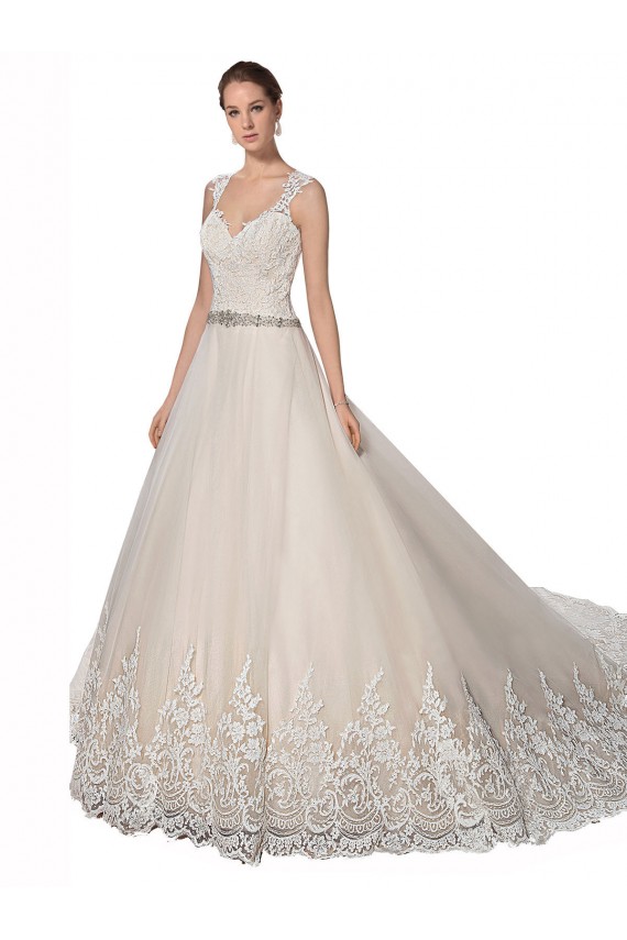 Best Sweetheart Cap Sleeves Tulle Lace Wedding Dress Sydney