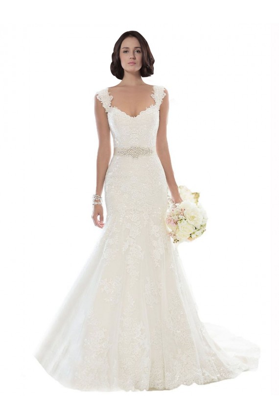 Best Off the Shoulder Mermaid Lace Beach Wedding Dress with Beaded Belt Sydney
