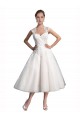 Best A-Line Short Tea Length Sweetheart Tulle Lace Beach Wedding Dress Sydney