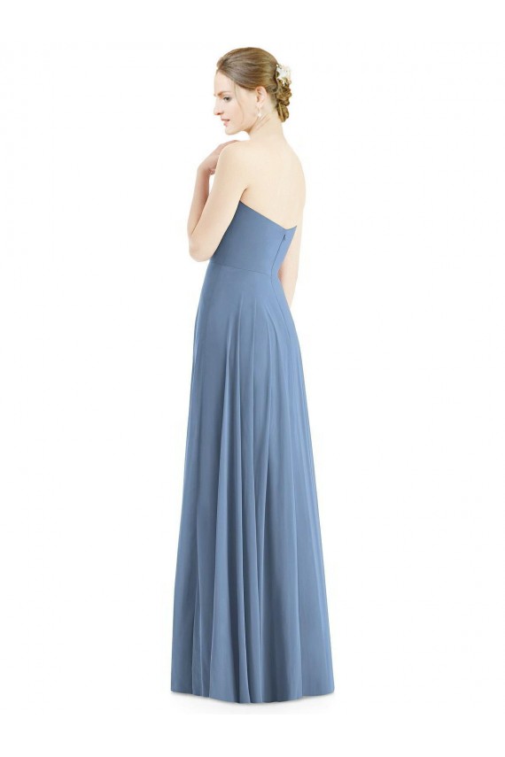 Best Strapless Sweetheart Chiffon Bridesmaid Dress Sydney