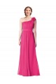 Best Full Length One Shoulder Chiffon Bridesmaid Dress Sydney