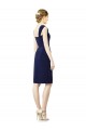 Best Cocktail Length Short Cap Sleeves Chiffon Bridesmaid Dress Sydney