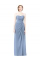 Best Strapless Long Chiffon Bridesmaid Dress with Sweetheart Neckline Sydney