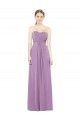 Best Sweetheart Neckline Strapless Chiffon Bridesmaid Dress with Wrap Pleat Sydney