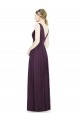 Best V-Neckline Sleevelss Full Length Chiffon Bridesmaid Dress Sydney