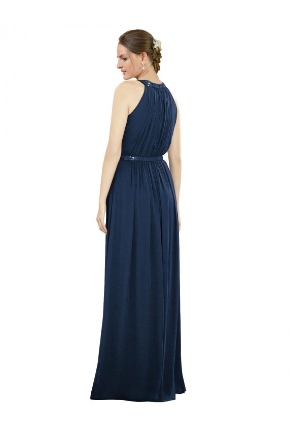 Best Vintage Full-Length Sleeveless Chiffon Bridesmaid Dress  Sydney