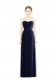 Best Low Back Draped Strapless Chiffon Formal Bridesmaid Dress  Sydney