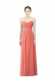 Best Draped Sweetheart Strapless Chiffon Bridesmaid Dress Sydney
