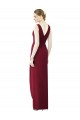 Best Draped Sleeveless Long Chiffon V-Neck Bridesmaid Dress Sydney