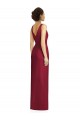 Best Draped V-Neck Cocktail Length Chiffon Bridesmaid Dress Sydney