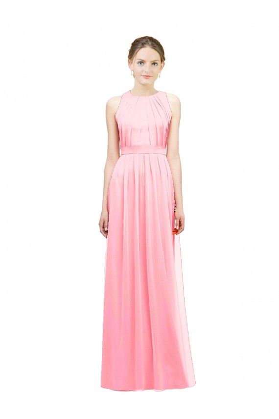 Best Sleek Halter Neck Chiffon Bridesmaid Dress  Sydney