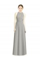 Best Draped Keyhole Long Chiffon Bridesmaid Dress Sydney