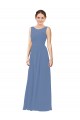 Best Luxe Chiffon Bridesmaid Dress with Illusion and Sweetheart Neckline Sydney