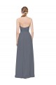 Best Twisted Waist Pleats Sweetheart Long Chiffon Bridesmaid Dress Sydney