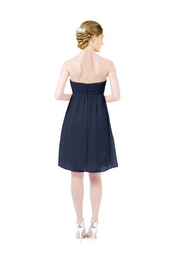Best Sweetheart Cocktail Knee Length Chiffon Cocktail Bridesmaid Dress Open Back Sydney