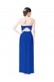 Best Strapless Sweetheart Keyhole Back Long Chiffon Bridesmaid Dress Sydney