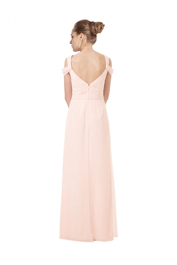 Best Chiffon Sweetheart Bridesmaid Dress with An Illusion Overlay Sydney