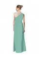 Best Long Chiffon One Shoulder Full Length Bridesmaid Dress Sydney