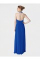 Best Long Full Length Chiffon Halter Bridesmaid Dress Sydney