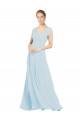 Best Chiffon Bridsmaids Dress with V-Neckline and Tie V Back Sydney