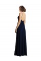 Best Simple Chiffon Bridesmaid Dress with Deep V-Neckline Sydney