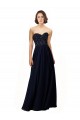 Best Long Chiffon Sweetheart Neckline Bridesmaid Dress with Beading Sydney