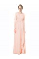 Best Full Length Chiffon Bridesmaid Dress with V-Front and Back Sydney