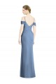 Best Draped Cold Shoulder Sweetheart Long Chiffon Formal Bridesmaid Dress Sydney