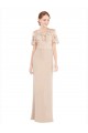 Best Off the Shoulder Sleeves Sheath Chiffon Bridesmaid Dress / Prom Dress Sydney