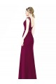 Best Slim Chiffon Bridesmaid Dress with Embellished Capped Sleeves Sydney