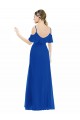 Best High Low Boho Bridesmaid Dress with Cold Shoulder Sleeves Sydney