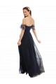 Best Boho Bridesmaid Dress with Beaded Embroidered Bodice and Flutter Cap Sleeves Sydney