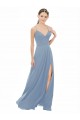 Best Sexy Chiffon Bridesmaid Dress with V-Neck Lace Bodice Sydney