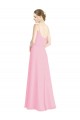 Best Spaghetti Straps A-Line Chiffon Bridesmaid Dress Low Back Sydney