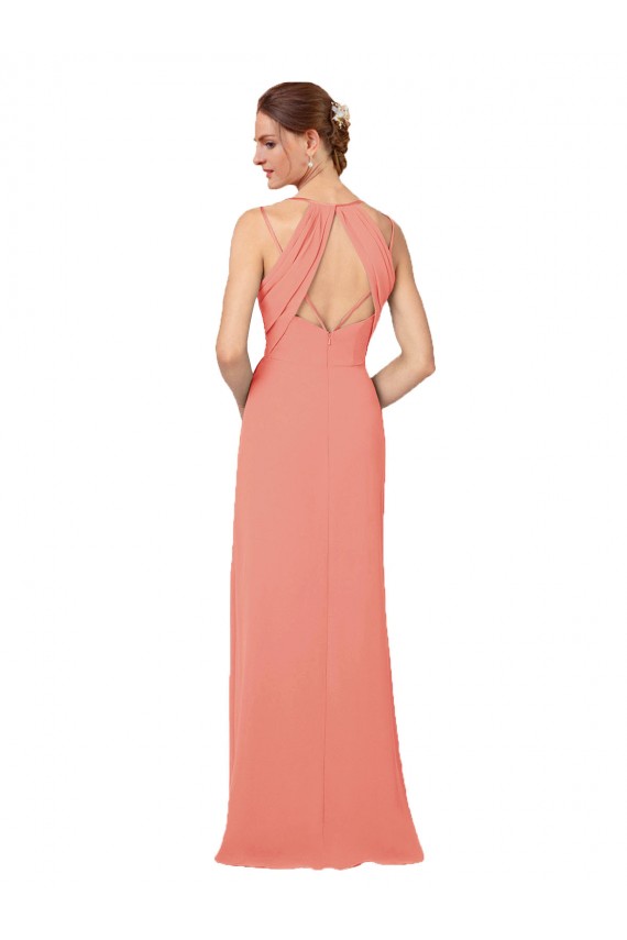 Best Flirty Chiffon Bridesmaid Dress with Modern Back Detail Sydney