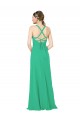 Best Classic Chiffon Bridesmaid Dress with Lace-Up Back Sydney