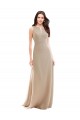 Best Elegant Bridesmaid with High Neckline and Illusion V-Neck Sydney