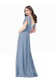 Best Chiffon Bridesmaid Dress / Prom Dress with Flutter Sleeves and Front Slit Sydney