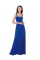 Best Square Neck A-Line Long Floor Length Chiffon Bridesmaid Dress Sydney