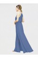Best High Halter Chiffon Bridesmaid Dress with Side Slit Sydney