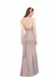 Best Fit and Flare Long Chiffon Bridesmaid Dress / Prom Dress with Sash and Open Back Sydney