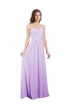 Best Draped One Shoulder A-Line Long Chiffon Bridesmaid Dress Sydney