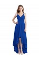Best Draped High Low Chiffon Bridesmaid Dress with Cross Over Bodice Sydney