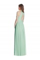 Best Cutout Open Back Shirred Halter Maxi Bridesmaid Dress Sydney